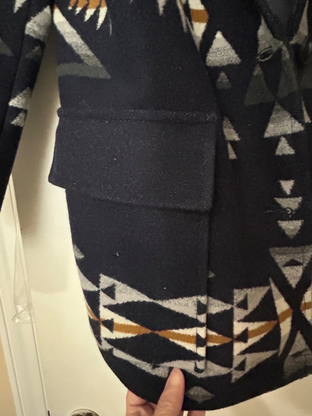 Pendleton Plains Star Wool Coat Jacket NWT Made in USA Size Small - Picture 9 of 9